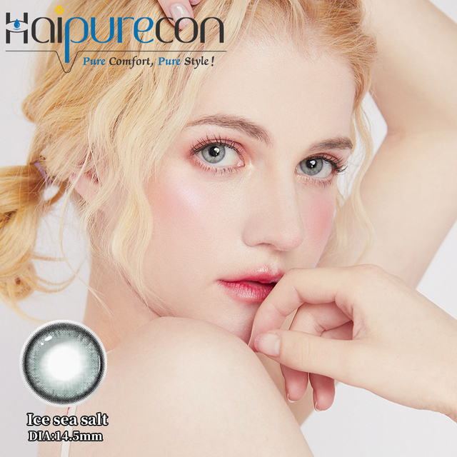 Dual Ring Contrast 14.5mm Statement Look Contact Lens para sa Pag-istilo