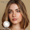 Haipurecon Milk Grey 14,2 mm kontaktlinse med power