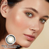 Haipurecon Sort svanebrune 14,5 mm kontaktlinser med kraft