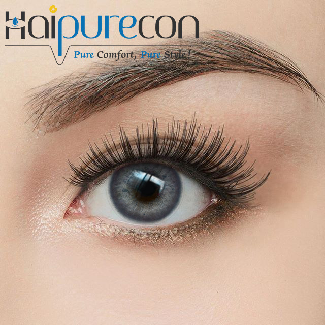 Haipurecon Stunna Girl Blue 14.2mm កម្រិតទឹក 40 ភាគរយ កញ្ចក់ស្ទីលធម្មជាតិសម្រាប់ភ្នែកងងឹត