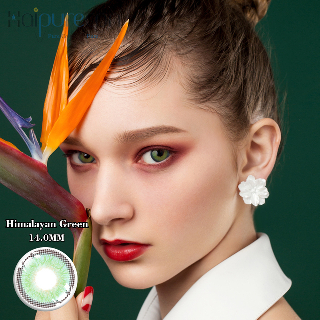 Haipurecon Himalayan Green 14.0mm contact lens