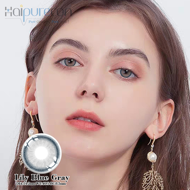 Haipurecon Lily Blue Grey 14.0mm Kontaklense