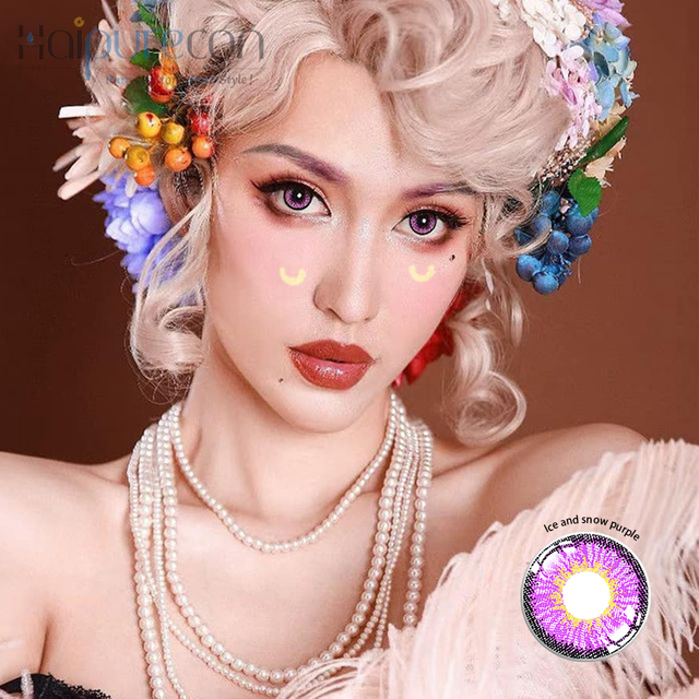 Haipurecon Cosplay Cosplay Lens Lens Tove 3 аятай ягаан 14.5мм 