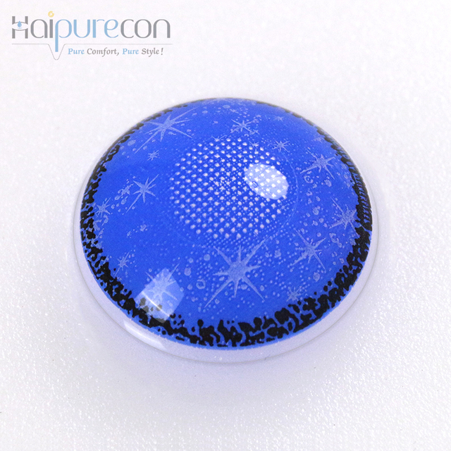 Haipurecon Cosplay Contact Lins Lins Midsummer Night Blue14.5 мм 