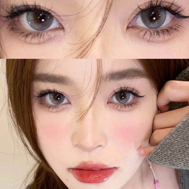 Haipurecon Color Contact Lenses London Fog z močjo 14,5 mm