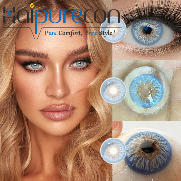 Haipurecon Avatar 2.0 Blue 14.2mm Contact Lenses ដែលអាចចោលបានប្រចាំឆ្នាំ Toric លក់ដុំ