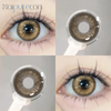Kontaktn&iacute; čočka Haipurecon Jet lag Brown 14,5 mm s v&yacute;konem