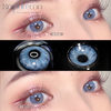 पॉवर के साथ Haipurecon Gem नीला 14.0mm कॉन्टैक्ट लेंस