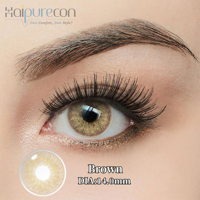 Haipurecon Cloud (DY-JY21) Rjava 14,0 mm kontaktne leče