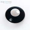 Anillo de lentes de contacto Haipurecon Cosplay negro 14,5mm 