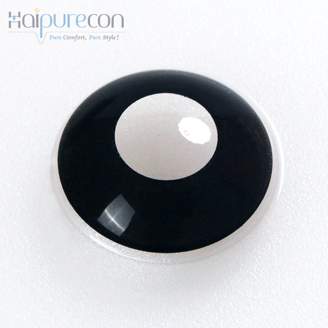 Haipurecon Cosplay -Kontaktlinsenring schwarz 14,5 mm 