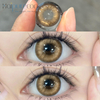 Kontaktn&iacute; čočka Haipurecon Jet lag Brown 14,5 mm s v&yacute;konem