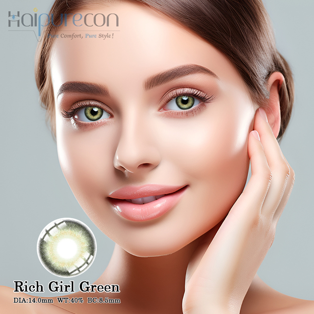 Haipurecon Rich Girl Green 14,0 mm Kontaktlinsen