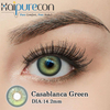 Haipurecon Casablanca Gr&oslash;n 14,2 mm K-Beauty Natural Style &Aring;rlige engangskontaktlinser 40 procent vandindhold 8,6 basekurve