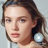 عدسات لاصقة هايبوريكون كازابلانكا بلو مقاس 14.2 ملم من كيه بيوتي ناتشورال ستايل سنوية للاستعمال مرة واحدة