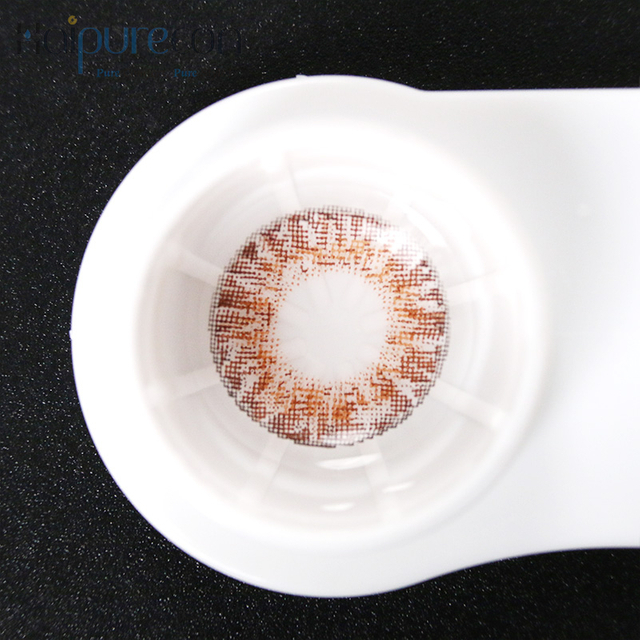 Haipurecon Freshlook 3 טון חום 14.5 מ'מ עדשת מגע עם כוח