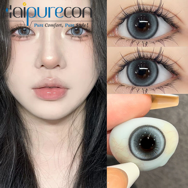 Dual Ring Contrast 14.5mm Statement Look Contact Lens para sa Pag-istilo