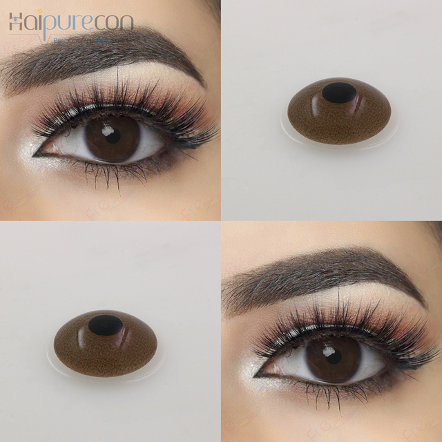 Lensa kontak prostetik Haipurecon yang tampak alami