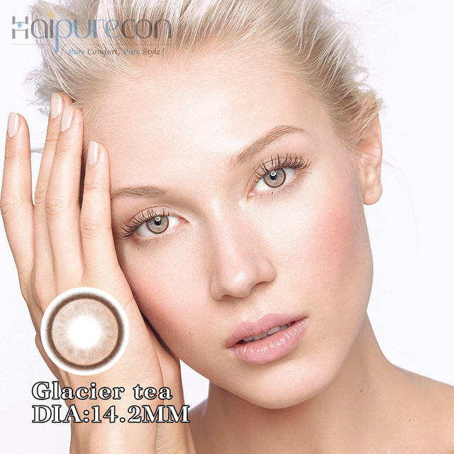 Haipurecon Glacier Tea 14.2mm Kontaklens met krag