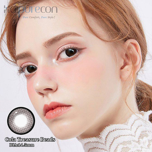 Haipurecon farve kontaktlinser Cola pearl Treasure Beads 14,5mm