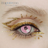 Lente de contato Haipurecon Cosplay Pequeno C&iacute;rculo Rosa 14,5mm 