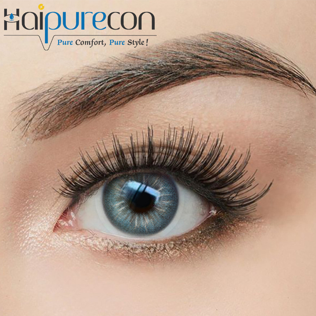 Haipurecon Jennie Blue 14.5mm Y&uuml;zde 40 Su İ&ccedil;erikli Yıllık Kontakt Lensler