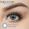 Haipurecon Mech Graphite 14,5 mm-es puha &eacute;ves eldobhat&oacute; kontaktlencs&eacute;k 40 sz&aacute;zal&eacute;kos v&iacute;ztartalommal