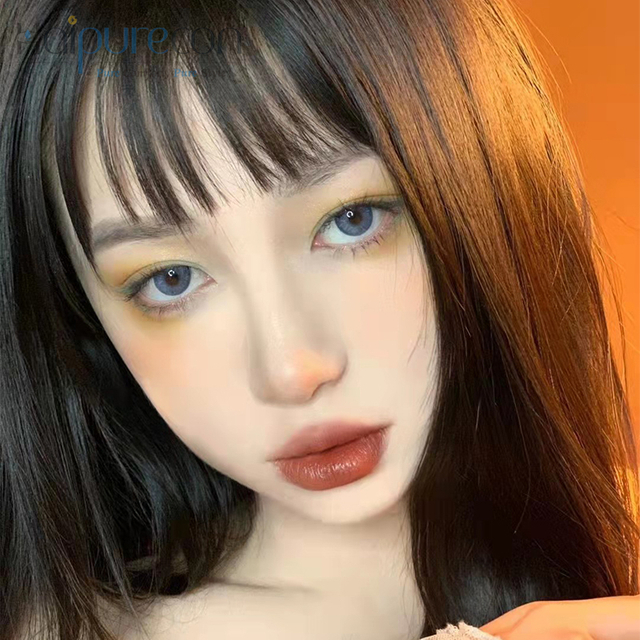 Lensa kontak Haipurecon Gem Blue 14.0mm dengan daya