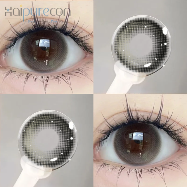 Lensa kontak Haipurecon Endless Night Charm 14,2 mm dengan daya
