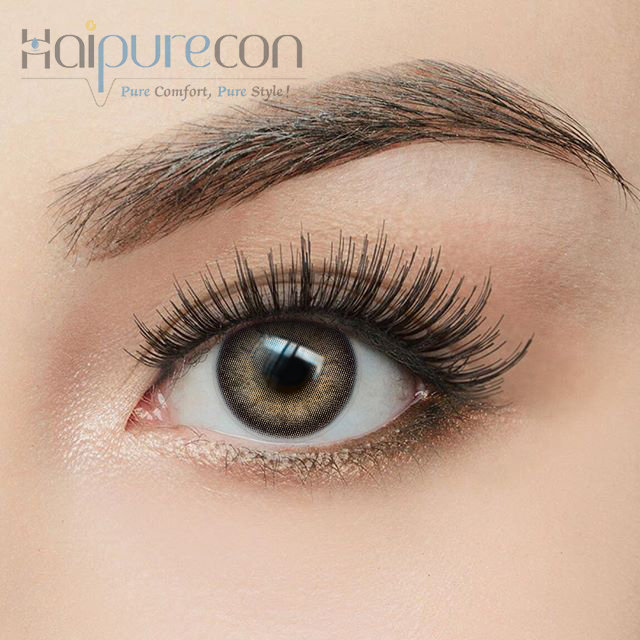 Haipurecon reiches Mädchen Brown 14,0 mm Kontaktlinsen