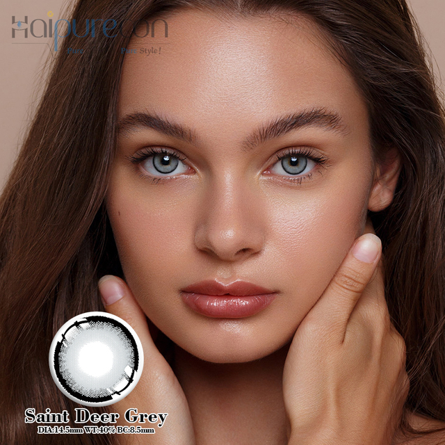 Haipurecon Saint Deer Grey 14.5mm Lensa Kontak