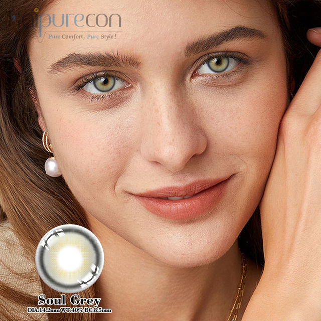Haipurecon Soul Grey 14,2mm kontaktlääts võimuga