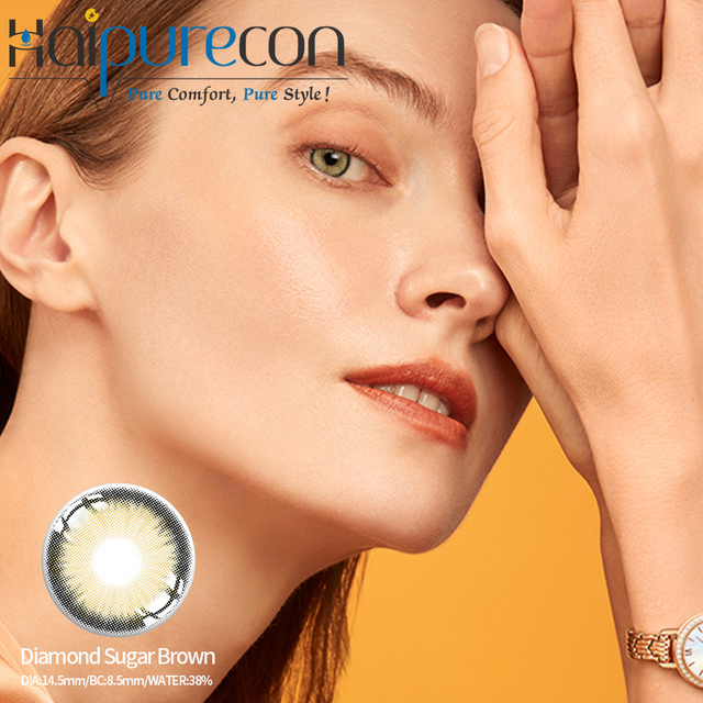 Φακοί επαφής φυσικού βάθους 14,5 mm Soft Look για καθημερινή χρήση