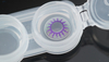Haipurecon Cosplay kontaktlinse D81 Lilla 14,5 mm