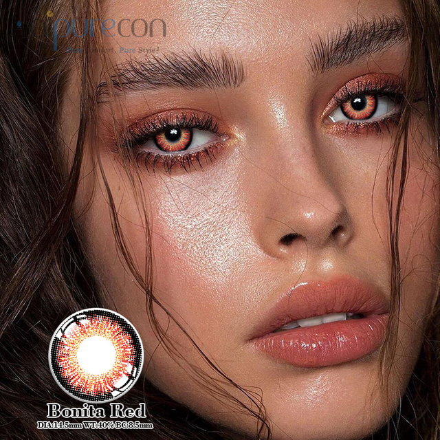 Haipurecon Bonita punased 14,5 mm kontaktl&auml;&auml;tsed