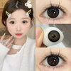 Haipurecon คอนแทคเลนส์ Milk Ball Black 14.5mm. มีพาวเวอร์