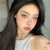 Lentilles de contact de couleur Haipurecon Norko Bleu 14,2 mm