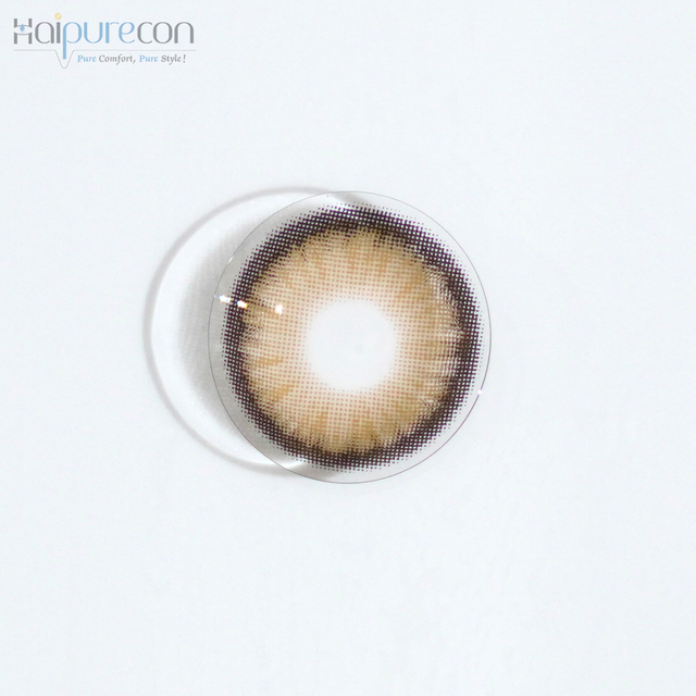 Haipurecon Diamond Sugar Brown Lionsaí Teagmhála 14.5mm le Cumhacht