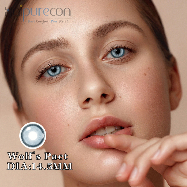 Lente de contacto Haipurecon Wolf's Pact de 14,5 mm 