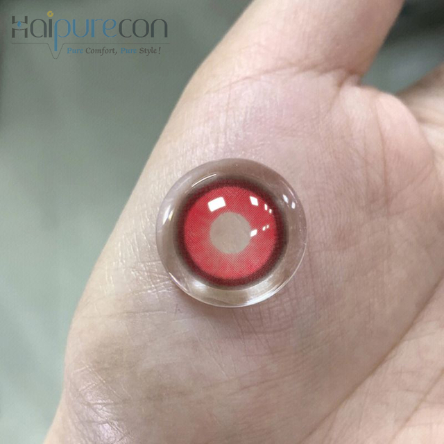 Barvne kontaktne leče Haipurecon Bell Red 14,2 mm