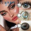 Lensa Tahunan Cream Blue 14.5mm 40 Persen Kadar Air untuk Pembesaran dan Kecantikan Mata