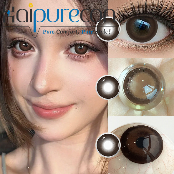 Haipurecon Wild Oud Coffee 14,5mm K&iacute;nh &aacute;p tr&ograve;ng d&ugrave;ng một lần h&agrave;ng năm Toric B&aacute;n bu&ocirc;n