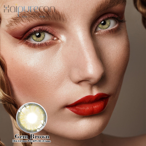 Haipurecon Gem brown 14.0mm kontaktlinser med kraft