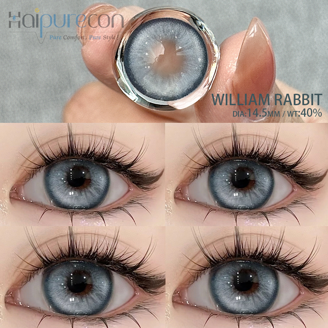Haipurecon William Hare 14,5 mm Kontaktlinsen mit Strom