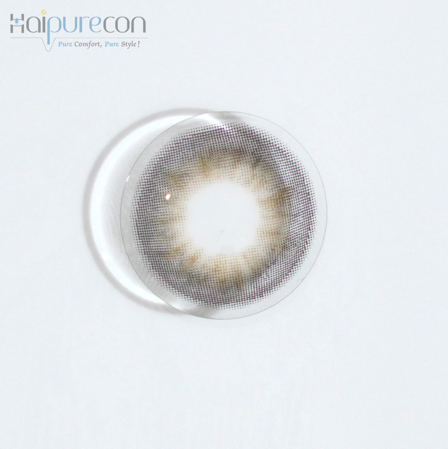 HAIPURURECON levi ebrietatem Grey 14.0mm Contact lentium