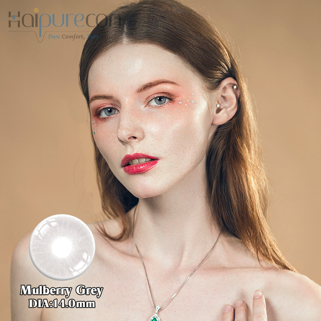 Haipurecon Mluberry-Grey 14.0mm contact lens