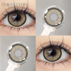 Kontaktn&iacute; čočka Haipurecon Cyan Brown 14,0 mm s v&yacute;konem