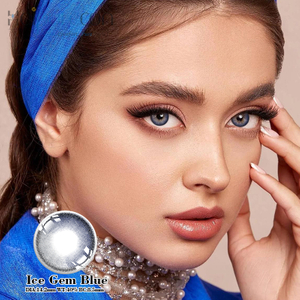 لنزهای تماسی Haipurecon Ice Gem Blue 14.2mm با قدرت