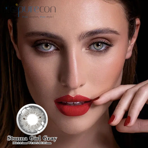 Lenti a contatto Haipurecon Stunna Girl Grey 14,2 mm con potenza