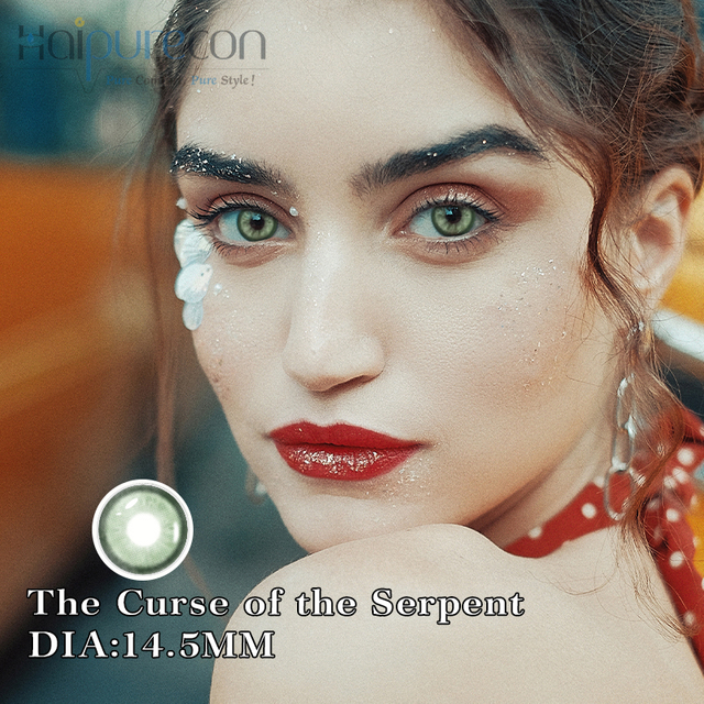 Haipurecon Yılan Laneti 14,5 mm kontakt lens 